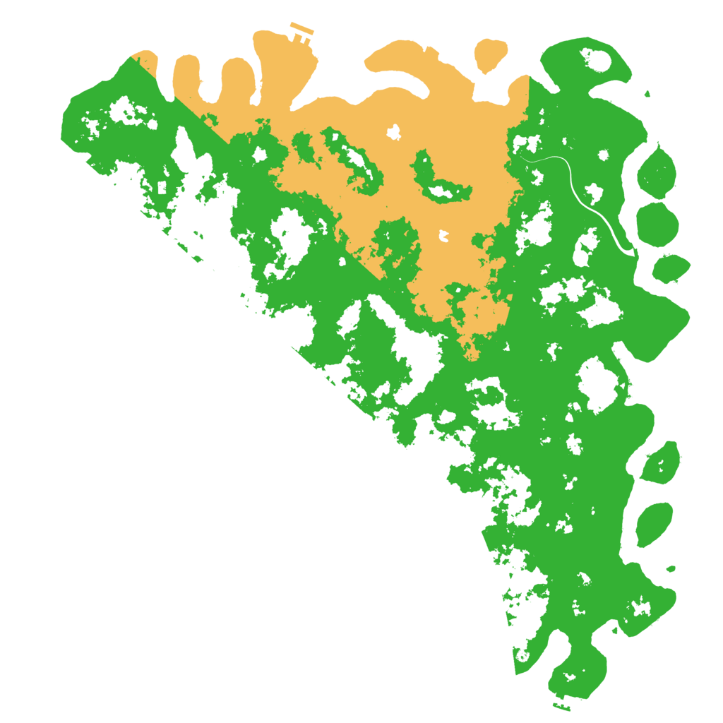 Biome Rust Map: Procedural Map, Size: 6000, Seed: 218