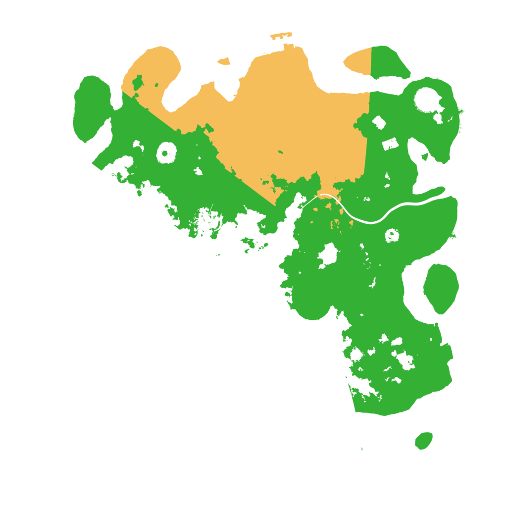 Biome Rust Map: Procedural Map, Size: 3600, Seed: 459