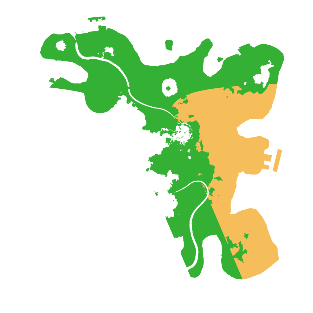 Biome Rust Map: Procedural Map, Size: 2800, Seed: 1943213029