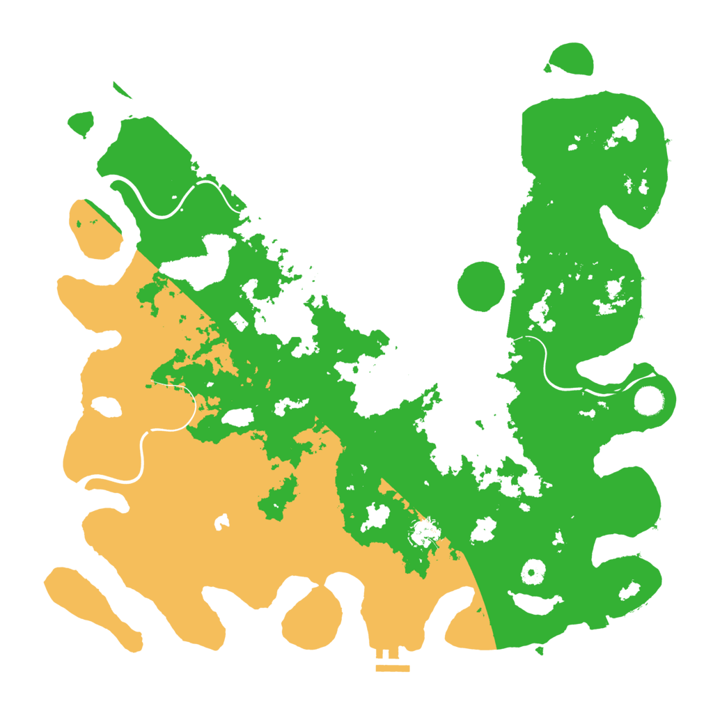 Biome Rust Map: Procedural Map, Size: 4250, Seed: 454891100