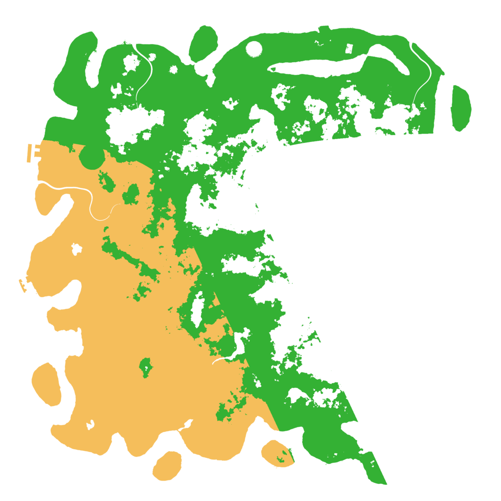 Biome Rust Map: Procedural Map, Size: 5500, Seed: 69696969