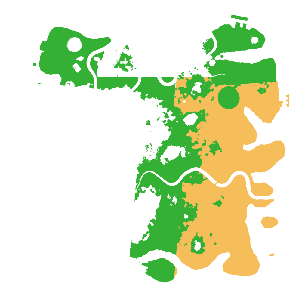 Biome Rust Map: Procedural Map, Size: 3750, Seed: 118236330