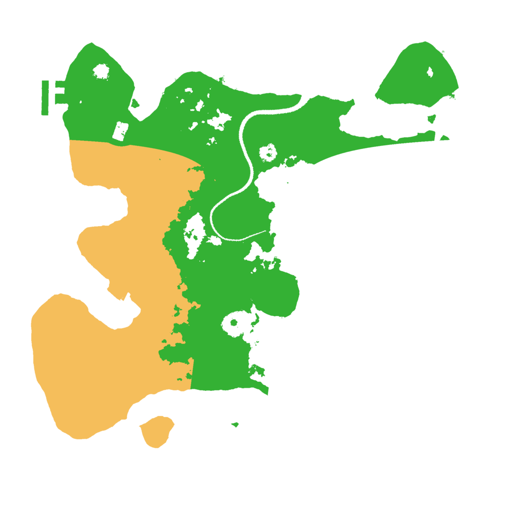 Biome Rust Map: Procedural Map, Size: 3000, Seed: 31660