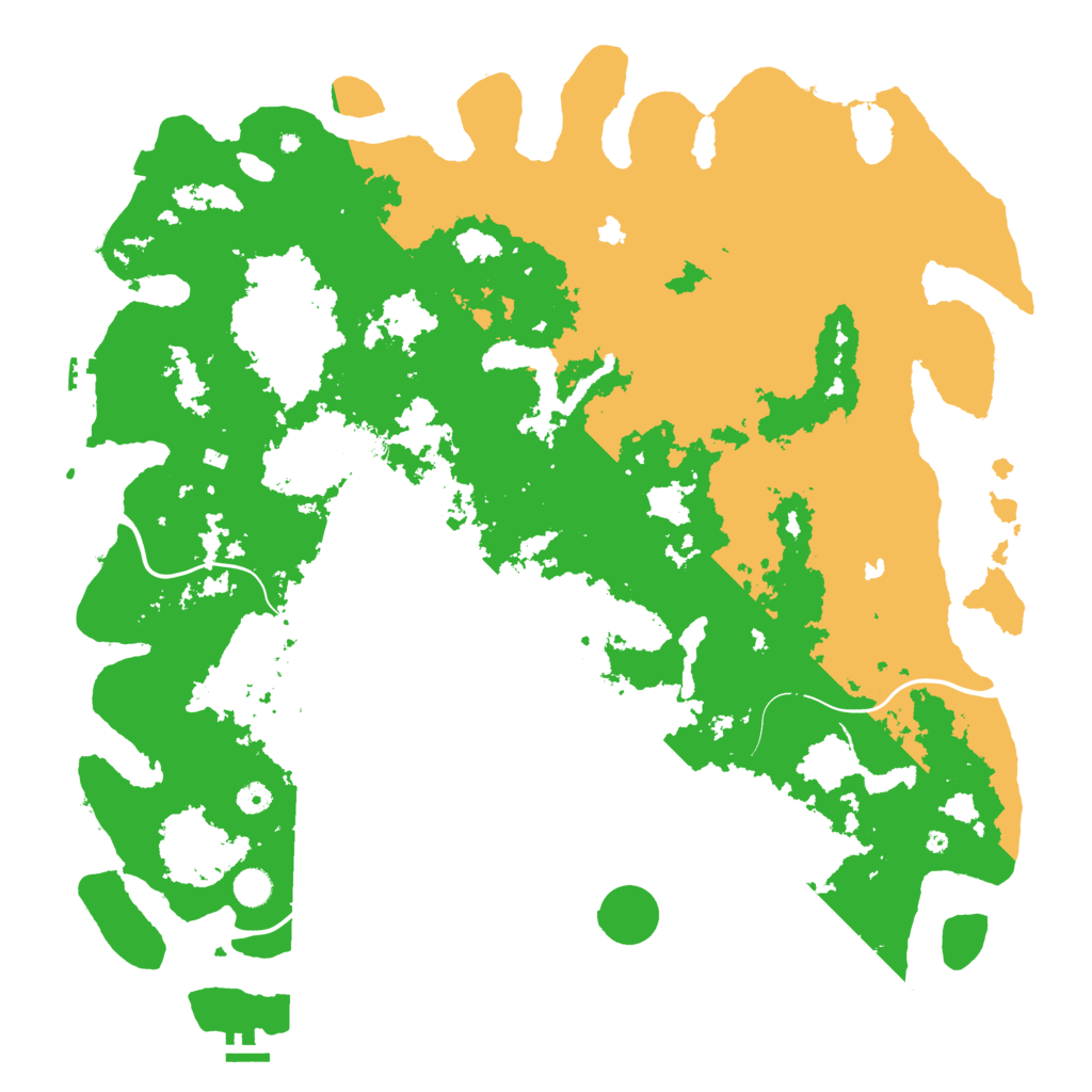 Biome Rust Map: Procedural Map, Size: 5000, Seed: 1900502