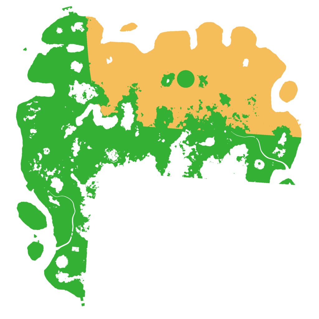 Biome Rust Map: Procedural Map, Size: 4800, Seed: 834468709