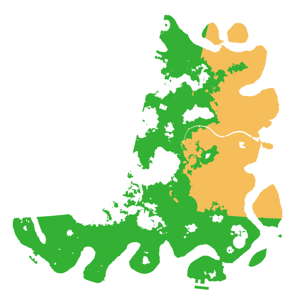 Biome Rust Map: Procedural Map, Size: 4250, Seed: 443852064