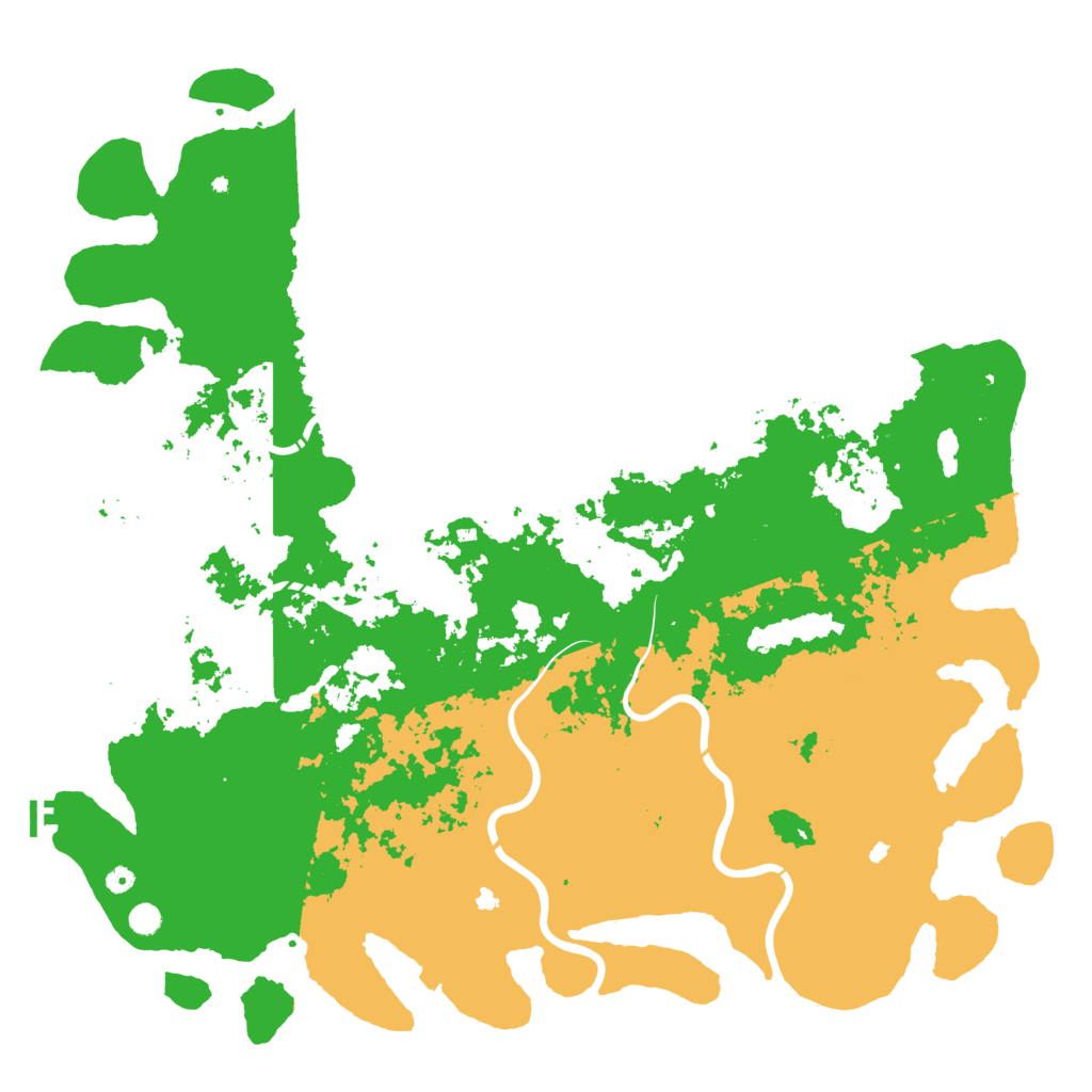 Biome Rust Map: Procedural Map, Size: 6000, Seed: 1341162471