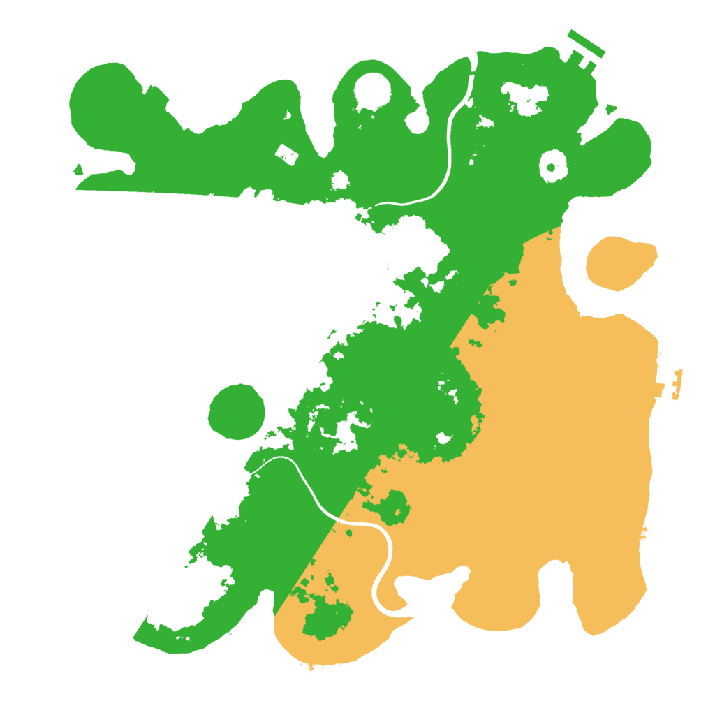 Biome Rust Map: Procedural Map, Size: 3500, Seed: 2104783799