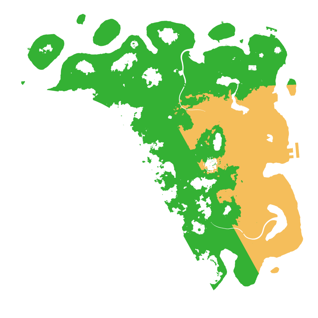 Biome Rust Map: Procedural Map, Size: 4250, Seed: 16053