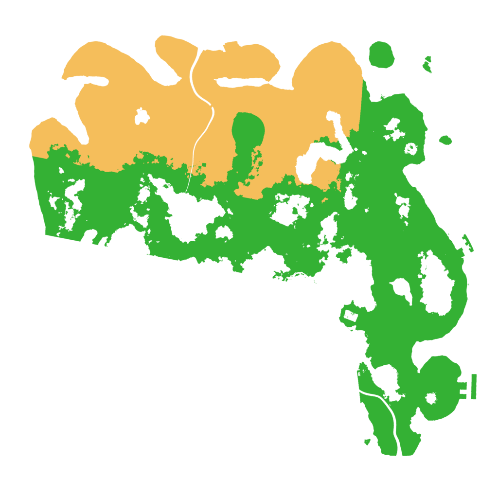 Biome Rust Map: Procedural Map, Size: 4000, Seed: 1111604216