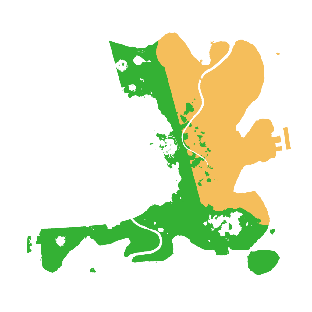 Biome Rust Map: Procedural Map, Size: 2850, Seed: 45222