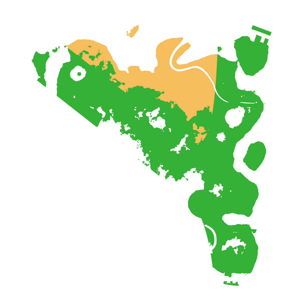 Biome Rust Map: Procedural Map, Size: 3000, Seed: 1928563551