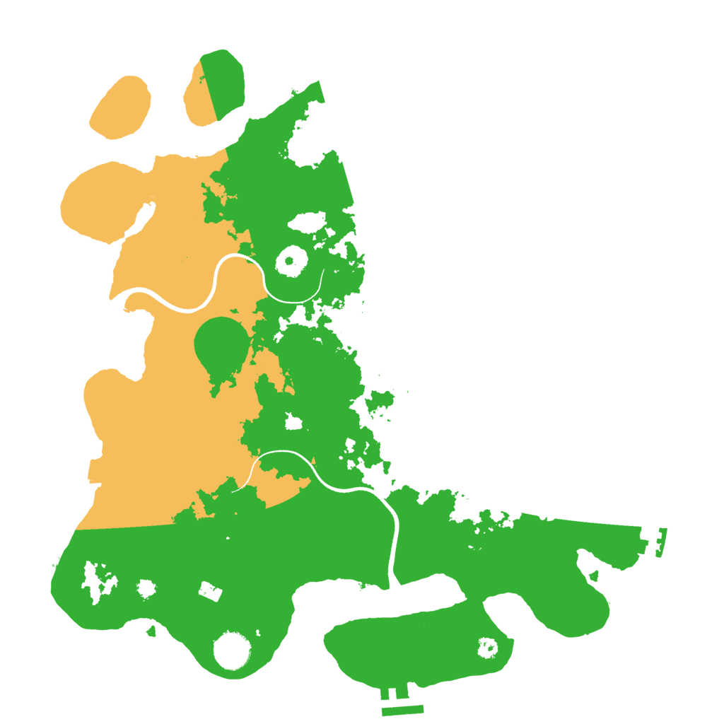 Biome Rust Map: Procedural Map, Size: 3500, Seed: 1548306436