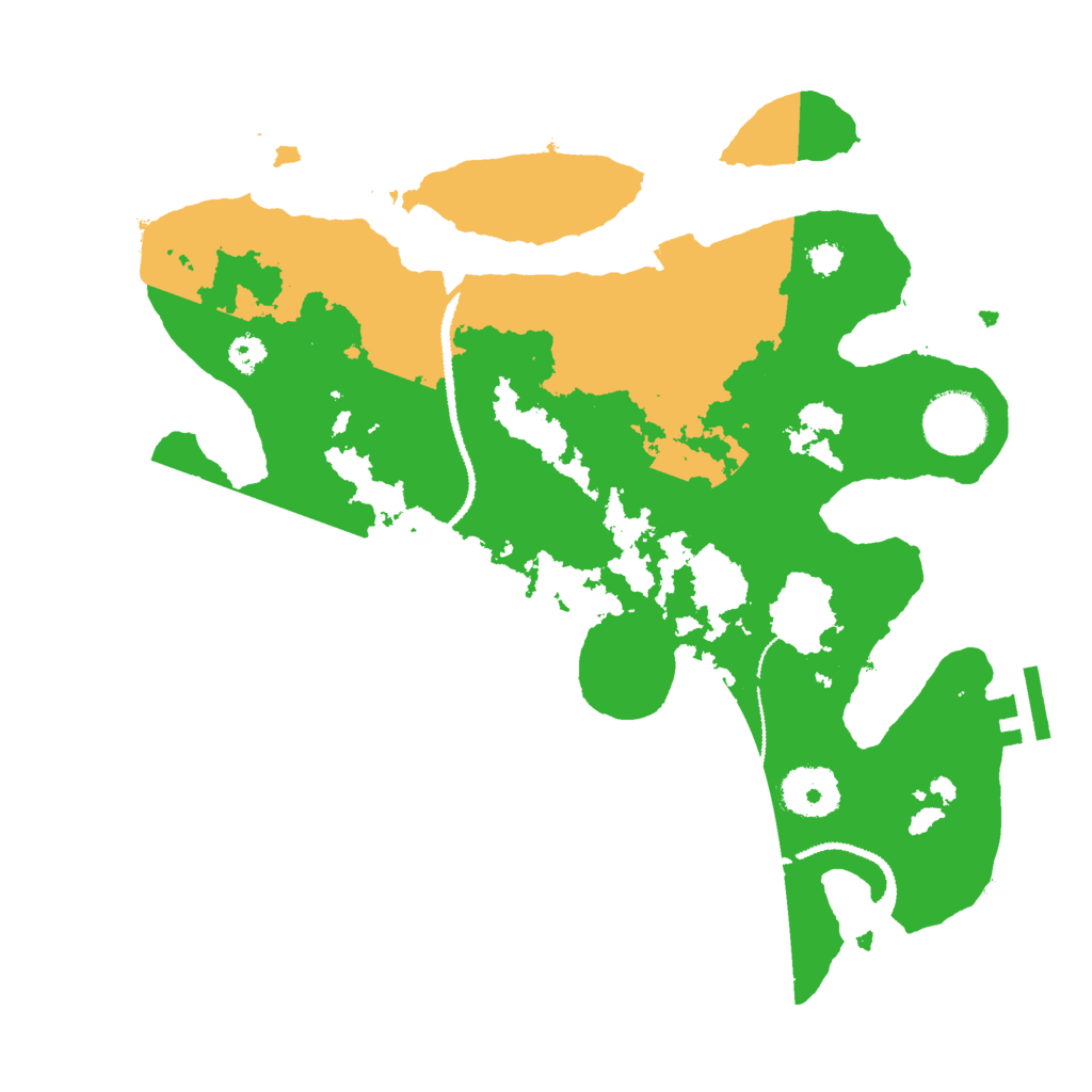 Biome Rust Map: Procedural Map, Size: 3000, Seed: 840001