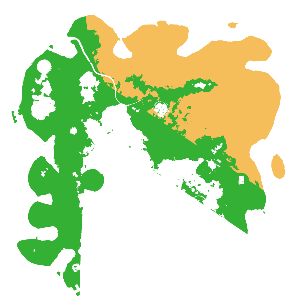 Biome Rust Map: Procedural Map, Size: 3750, Seed: 3456425