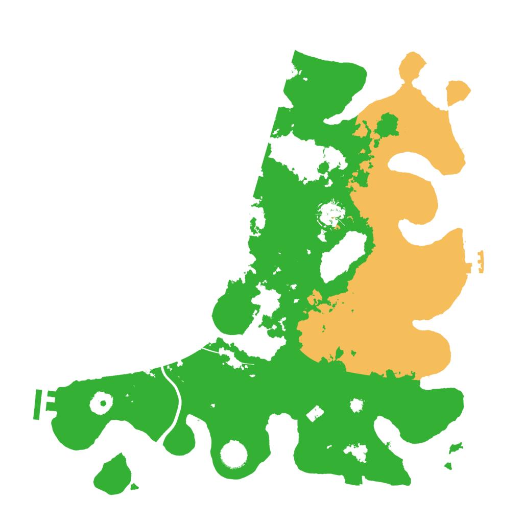 Biome Rust Map: Procedural Map, Size: 3500, Seed: 577736248