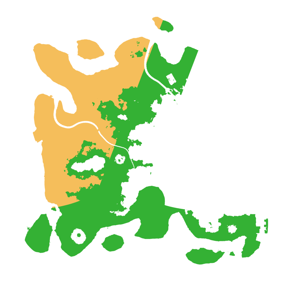 Biome Rust Map: Procedural Map, Size: 3000, Seed: 1551433442