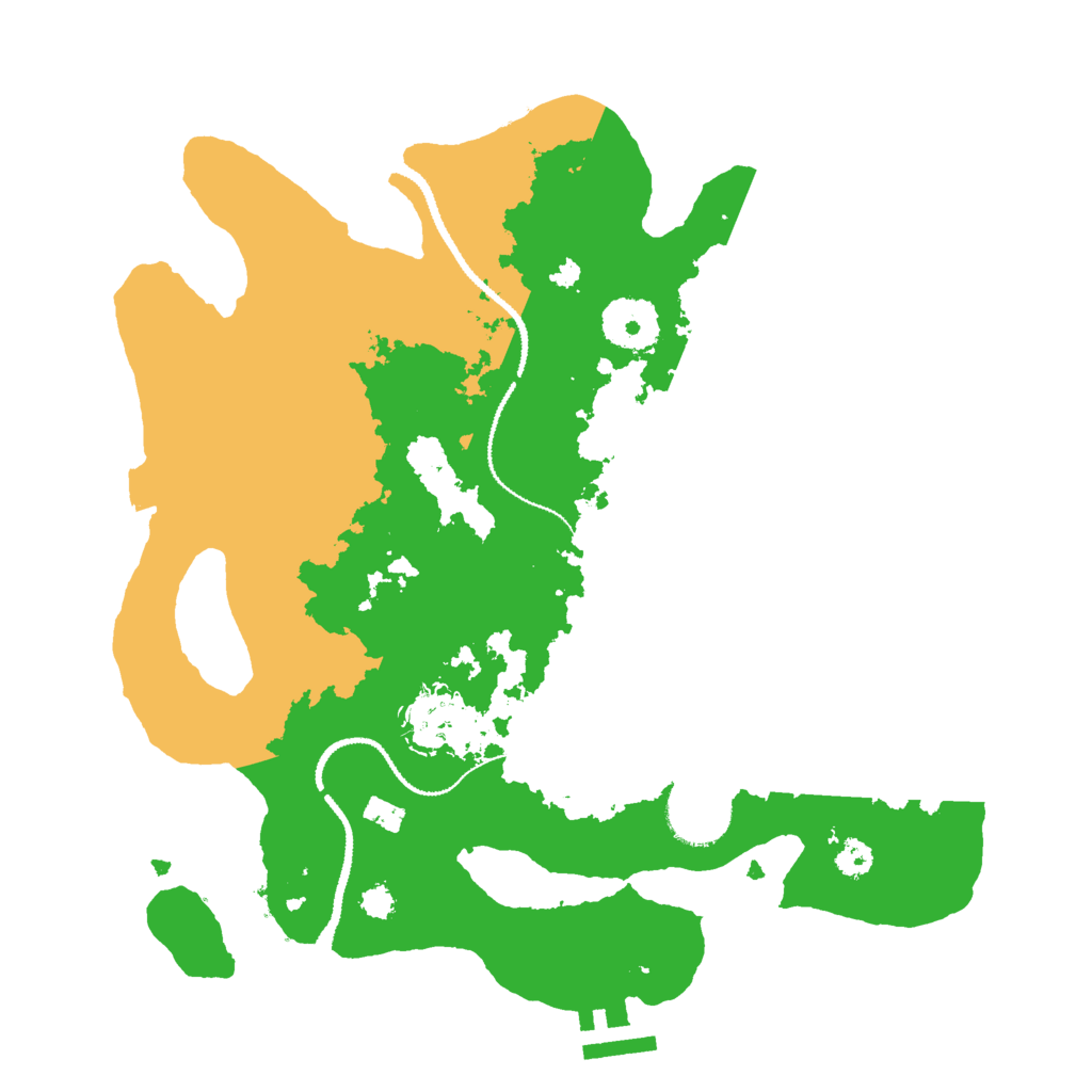 Biome Rust Map: Procedural Map, Size: 3000, Seed: 1673033672