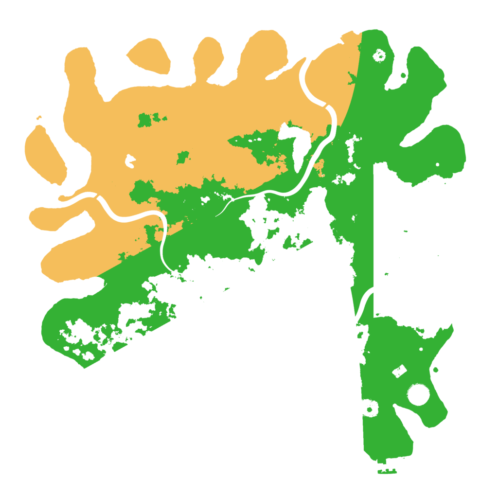 Biome Rust Map: Procedural Map, Size: 4000, Seed: 987296176