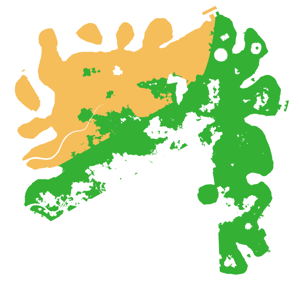 Biome Rust Map: Procedural Map, Size: 4000, Seed: 987296176