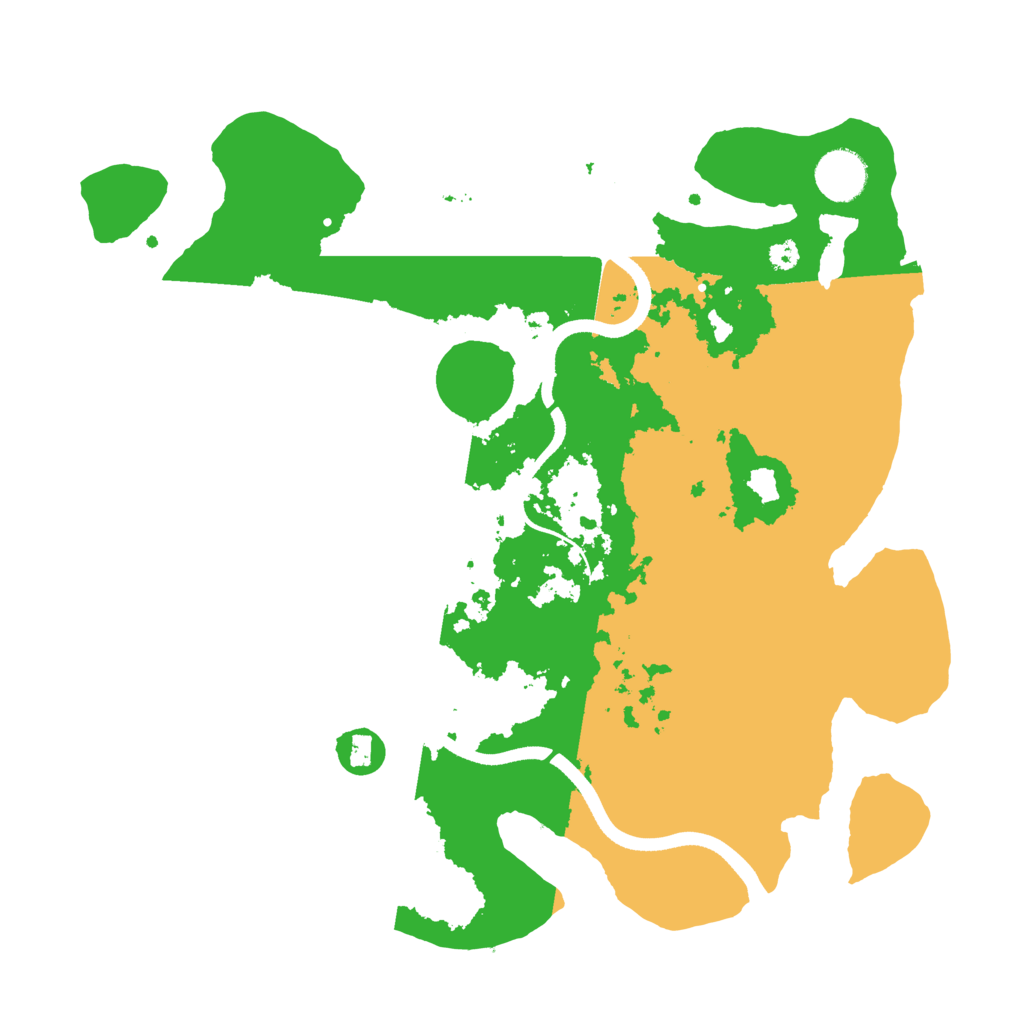 Biome Rust Map: Procedural Map, Size: 3500, Seed: 1807130170