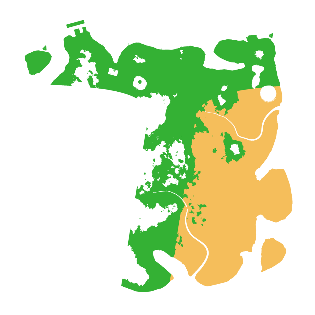 Biome Rust Map: Procedural Map, Size: 3500, Seed: 1807130170