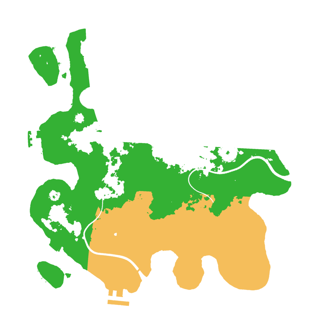 Biome Rust Map: Procedural Map, Size: 3000, Seed: 894306647