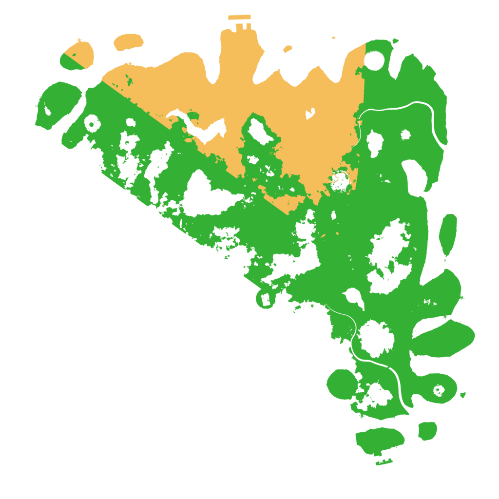 Biome Rust Map: Procedural Map, Size: 4500, Seed: 1867706745