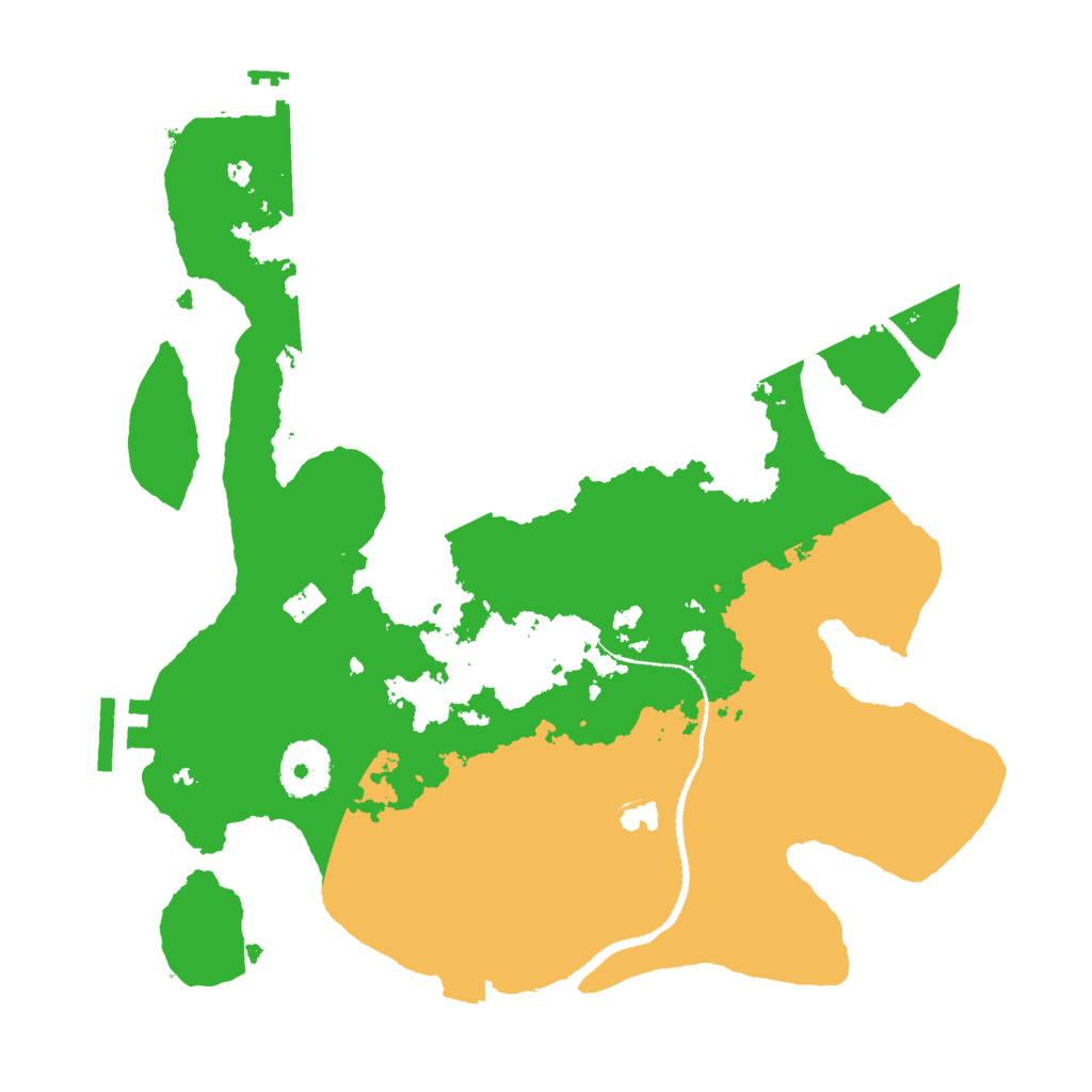 Biome Rust Map: Procedural Map, Size: 3000, Seed: 2074264268