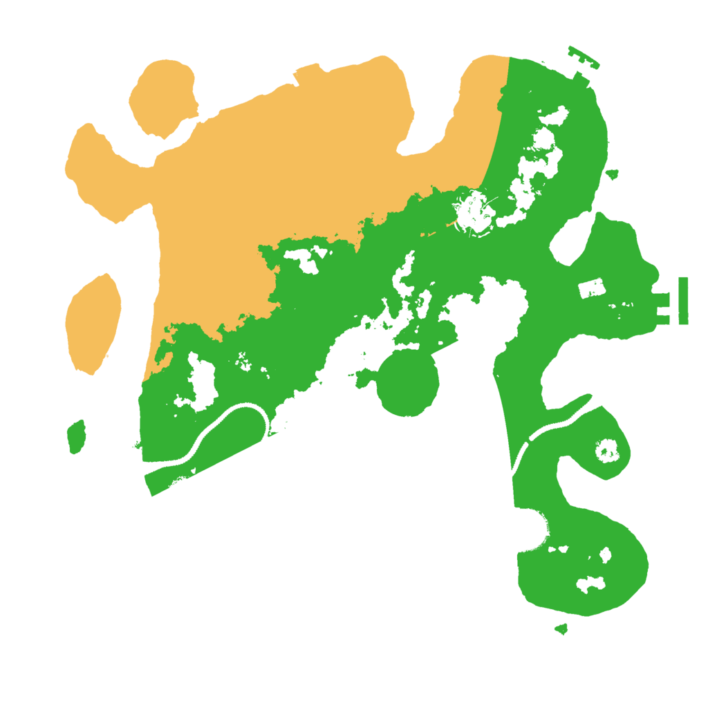 Biome Rust Map: Procedural Map, Size: 3000, Seed: 27881