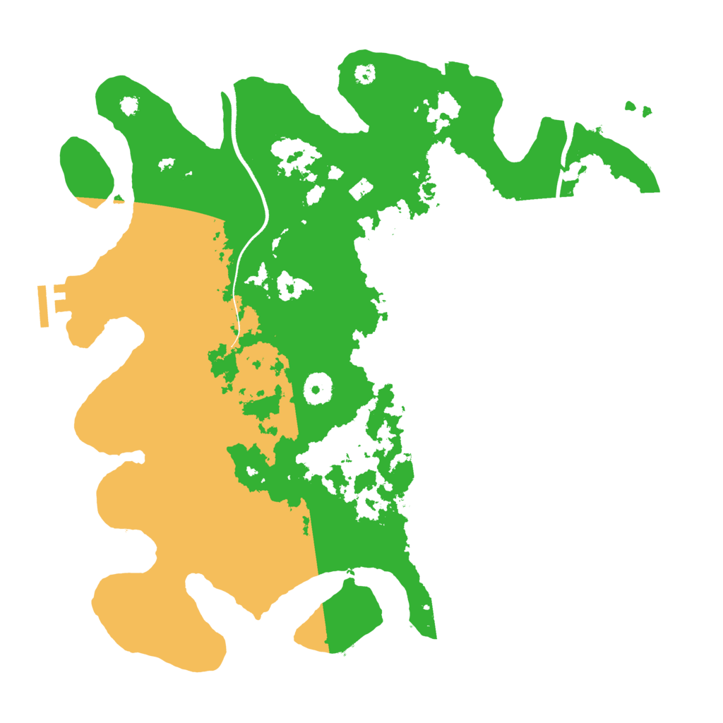 Biome Rust Map: Procedural Map, Size: 3500, Seed: 750753327