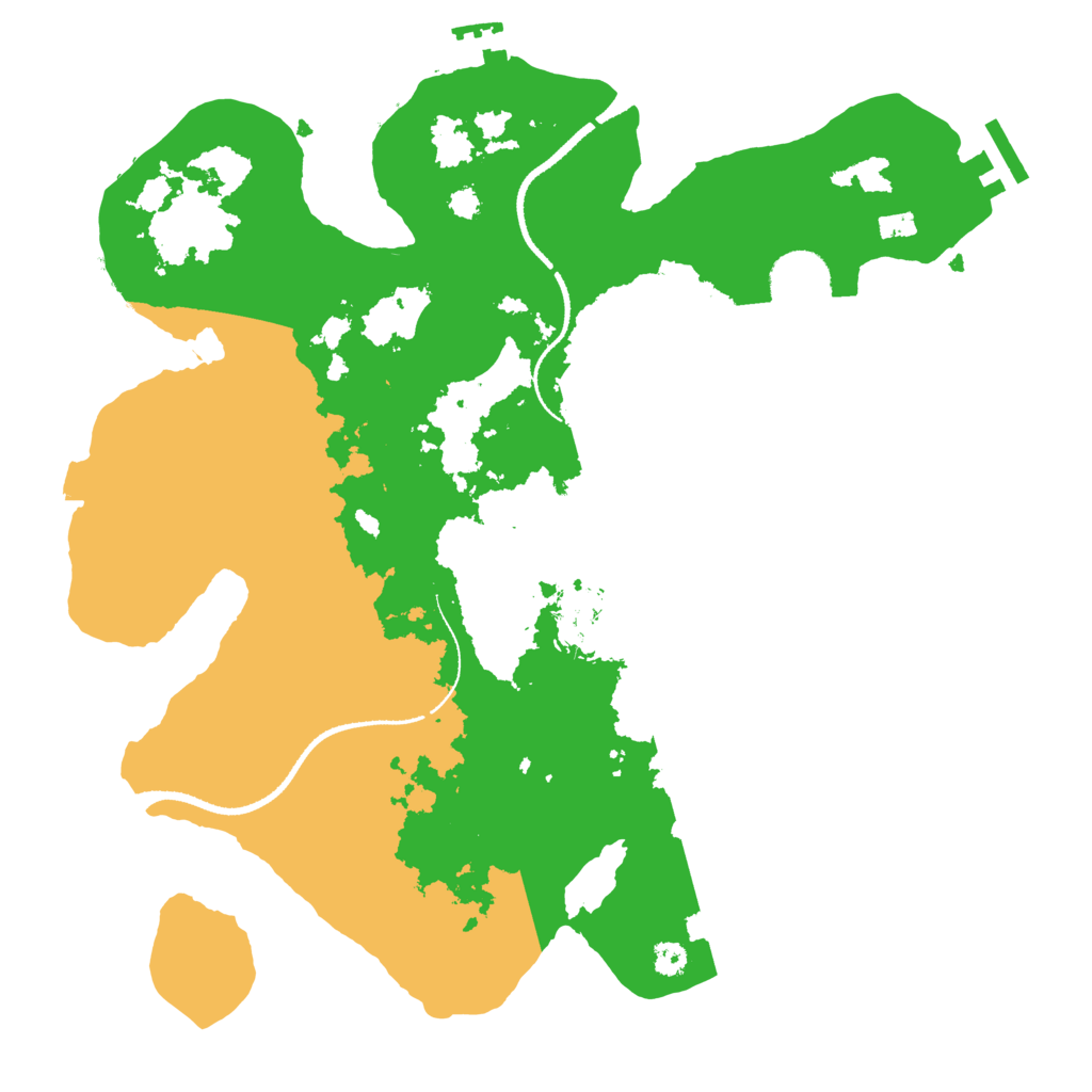 Biome Rust Map: Procedural Map, Size: 3250, Seed: 1589187377