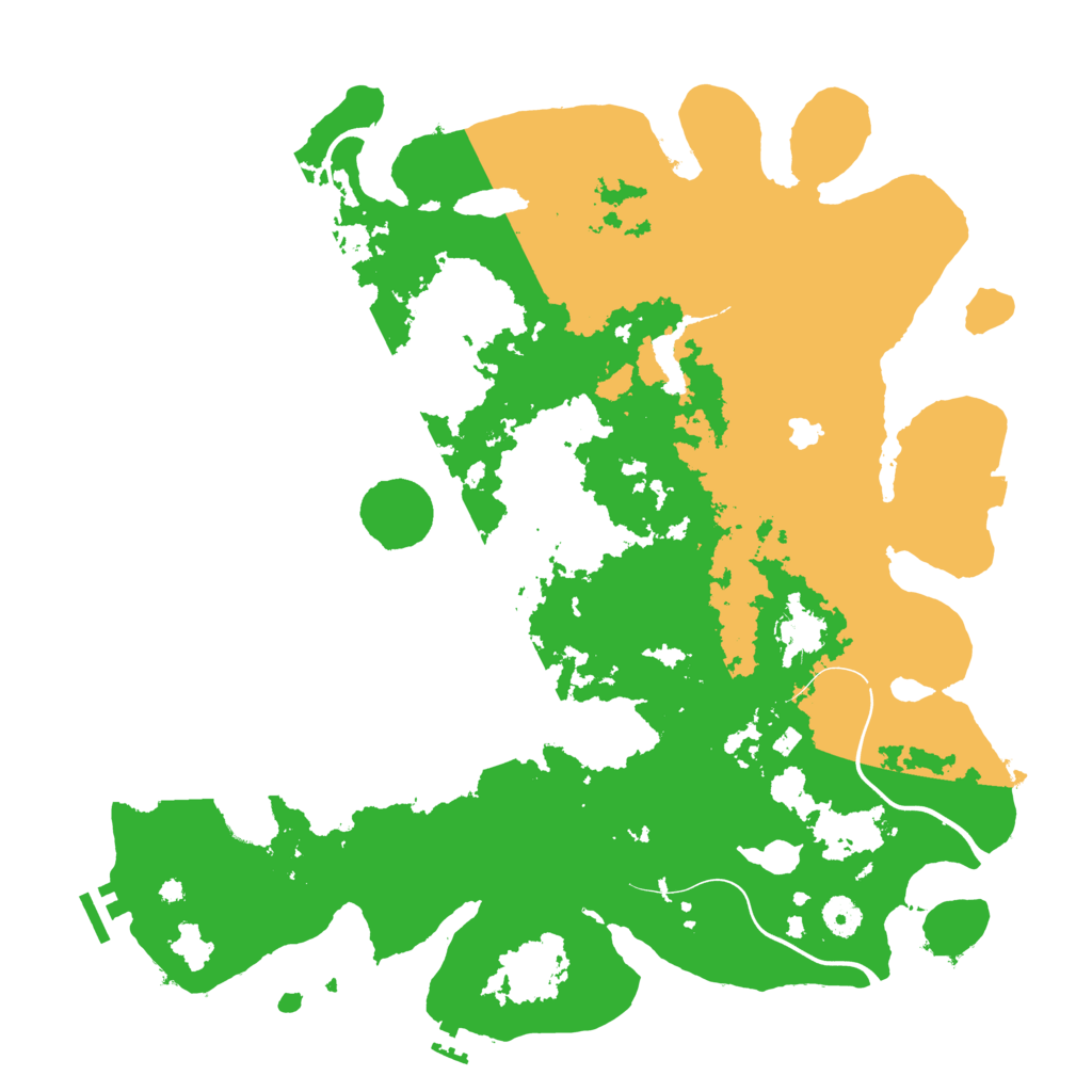 Biome Rust Map: Procedural Map, Size: 4200, Seed: 1264635643