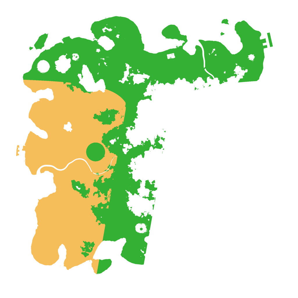 Biome Rust Map: Procedural Map, Size: 4200, Seed: 671668