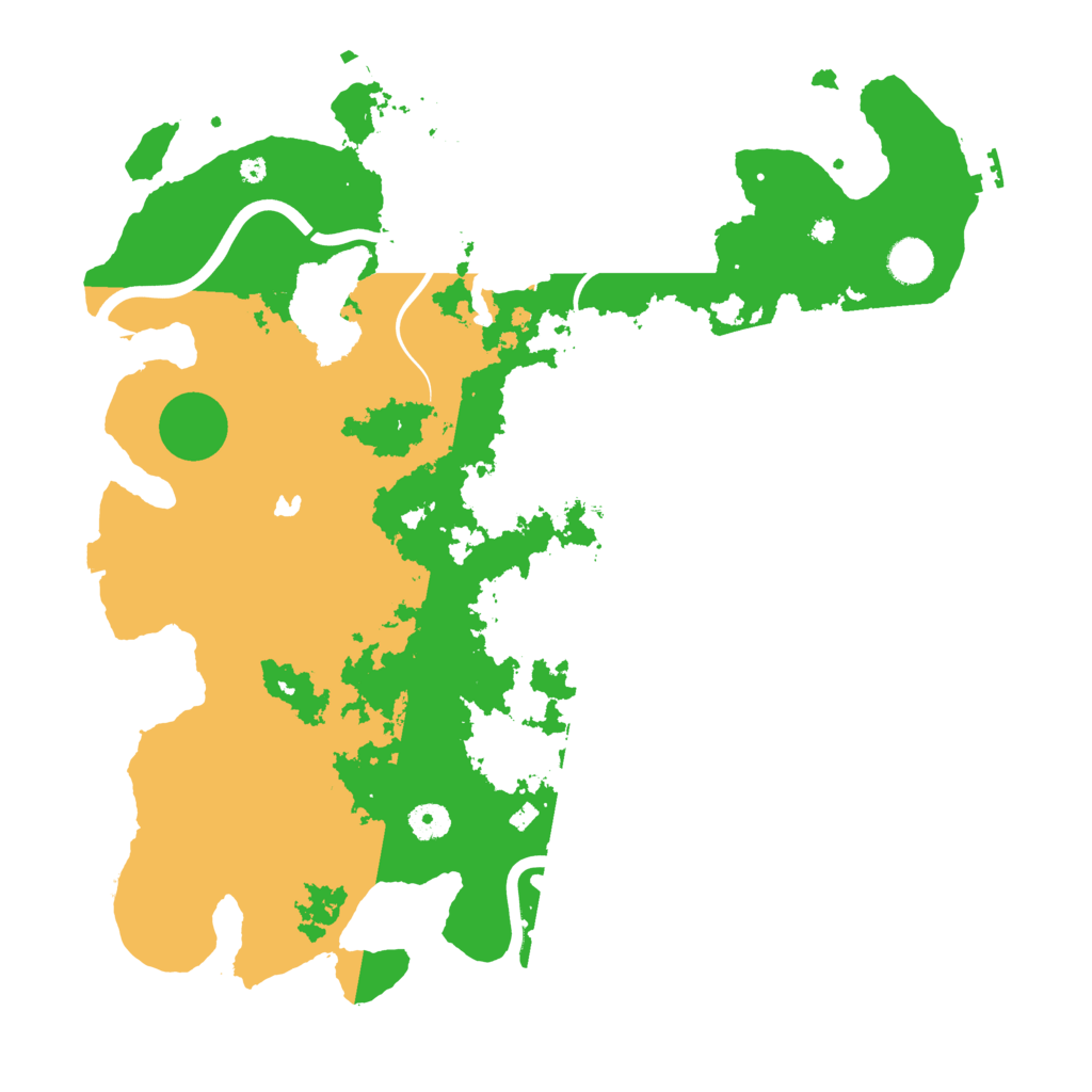 Biome Rust Map: Procedural Map, Size: 4200, Seed: 671668