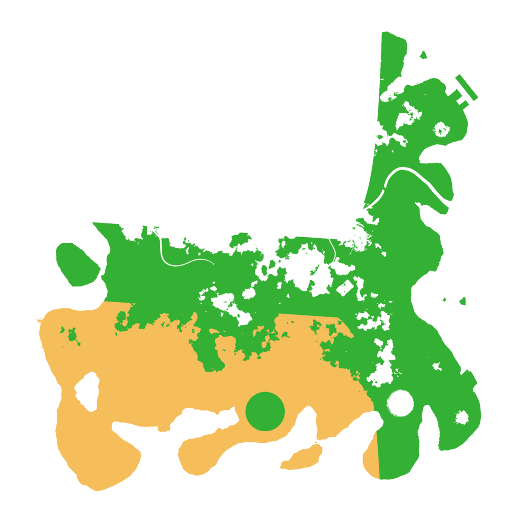 Biome Rust Map: Procedural Map, Size: 3500, Seed: 2083162233