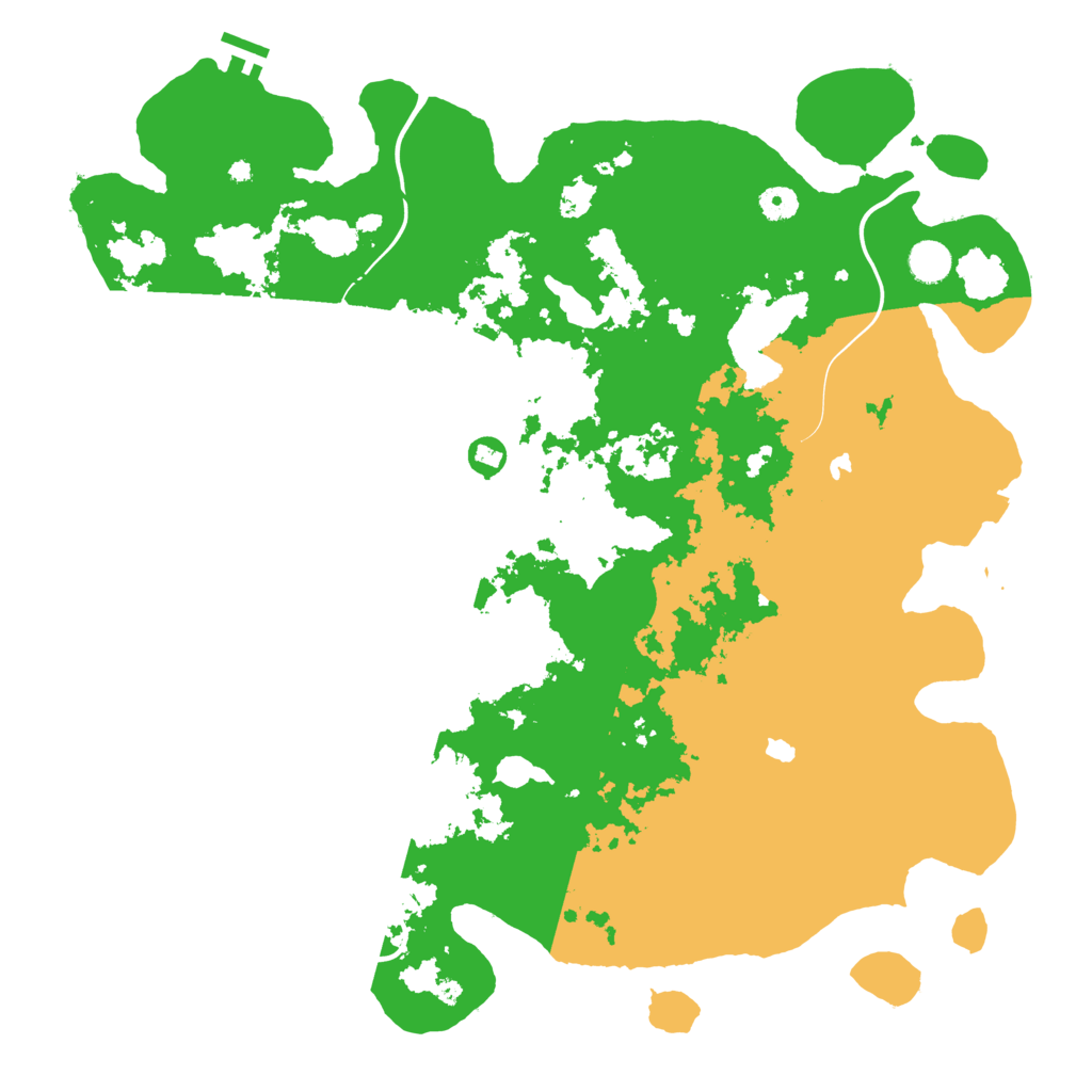 Biome Rust Map: Procedural Map, Size: 4500, Seed: 1627887282