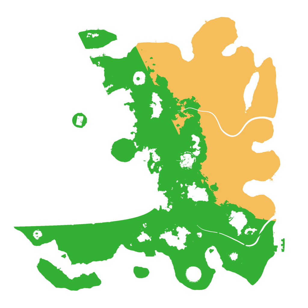 Biome Rust Map: Procedural Map, Size: 3500, Seed: 1703686585