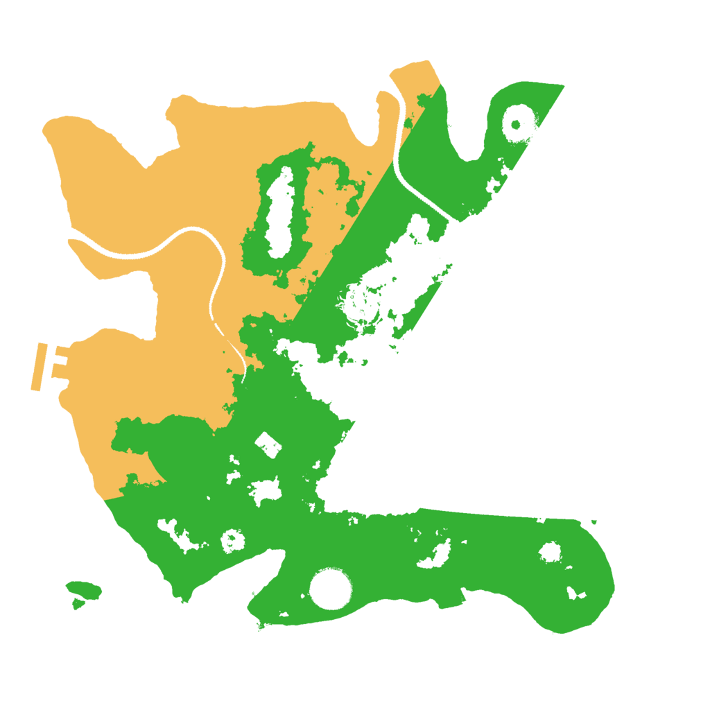 Biome Rust Map: Procedural Map, Size: 3000, Seed: 1826936198