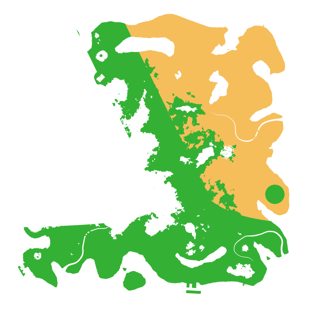 Biome Rust Map: Procedural Map, Size: 4250, Seed: 272638963