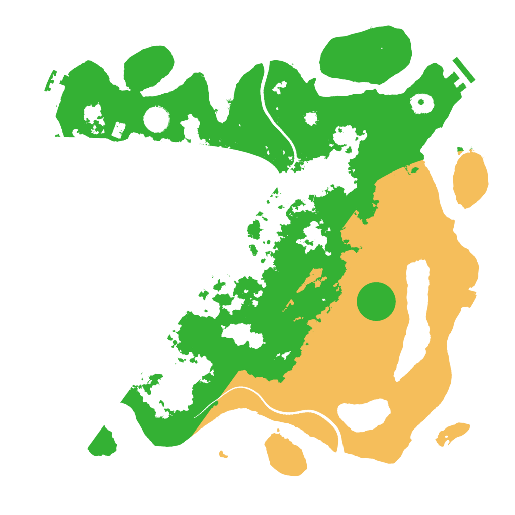 Biome Rust Map: Procedural Map, Size: 3500, Seed: 1403502138