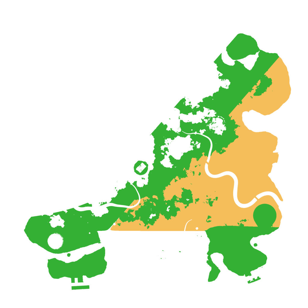 Biome Rust Map: Procedural Map, Size: 3500, Seed: 1253397915