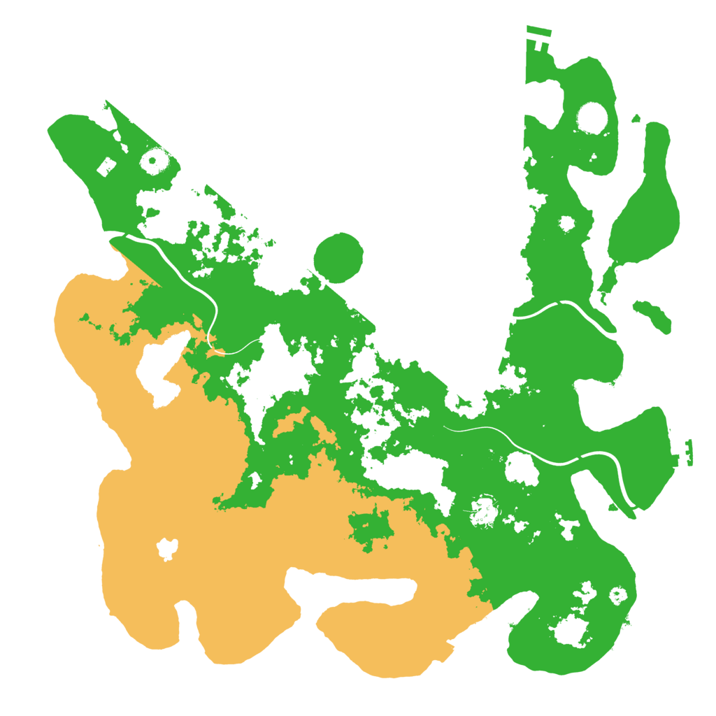 Biome Rust Map: Procedural Map, Size: 4100, Seed: 50090000