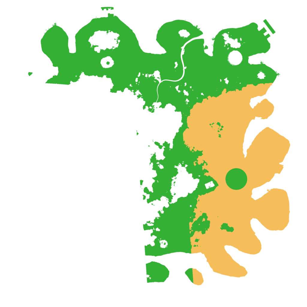 Biome Rust Map: Procedural Map, Size: 3750, Seed: 472119894