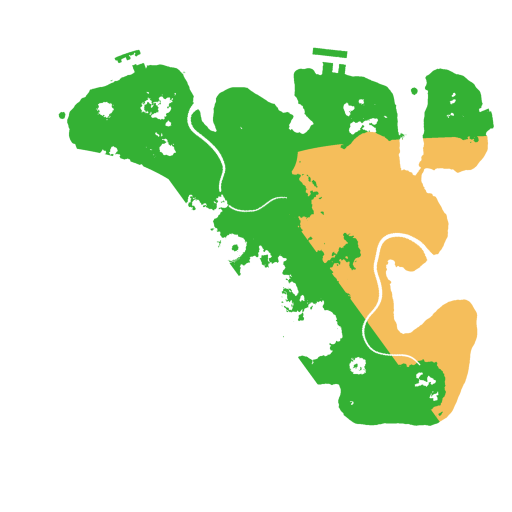 Biome Rust Map: Procedural Map, Size: 3000, Seed: 1026708126