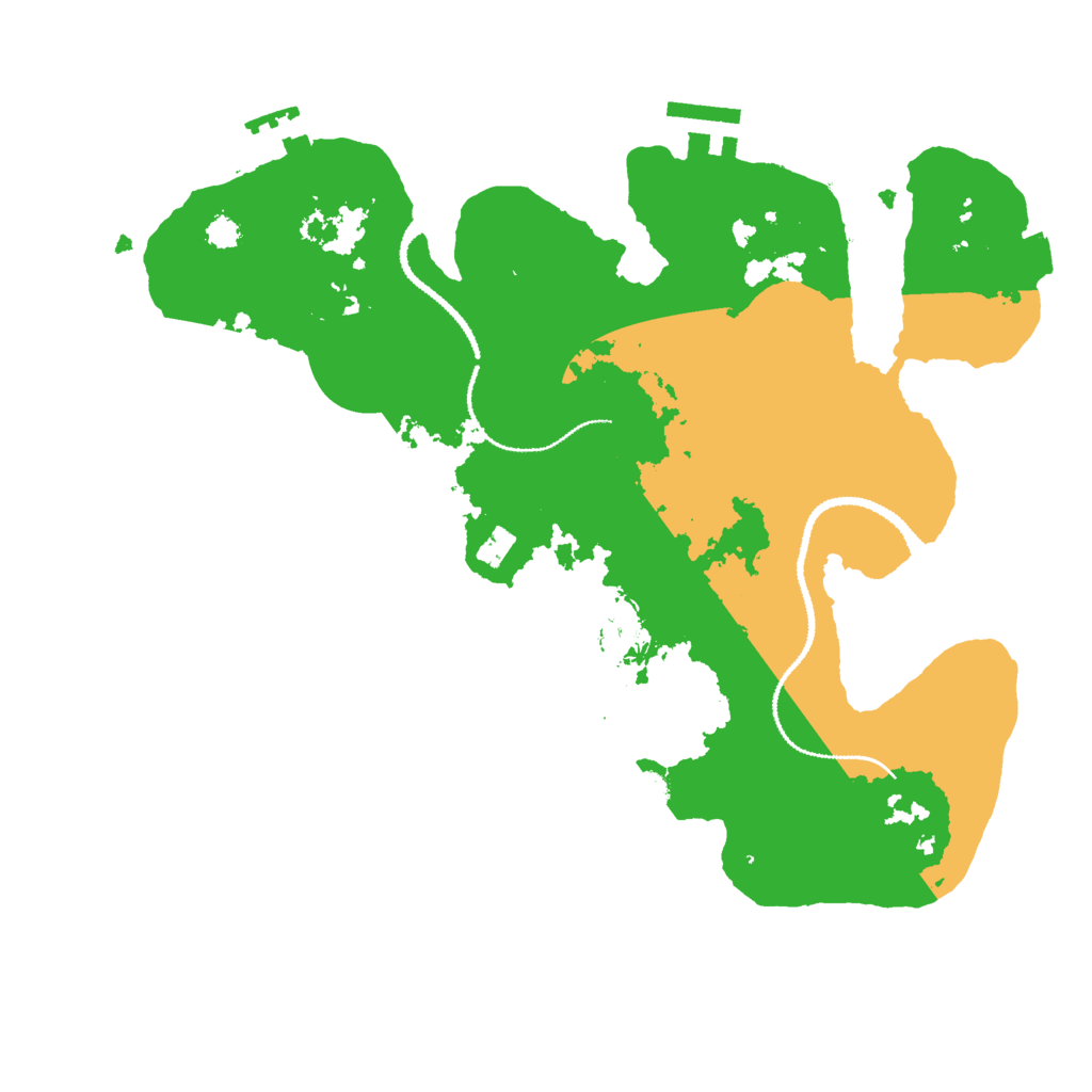 Biome Rust Map: Procedural Map, Size: 3000, Seed: 1026708126