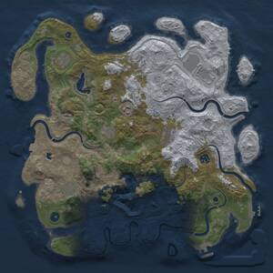 Thumbnail Rust Map: Procedural Map, Size: 4250, Seed: 21112024, 15 Monuments