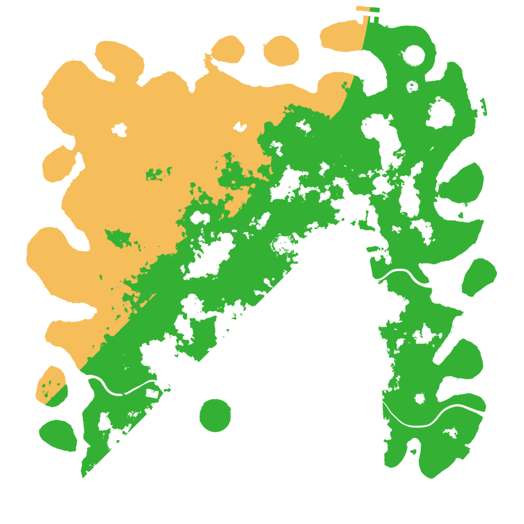 Biome Rust Map: Procedural Map, Size: 4500, Seed: 1951414870