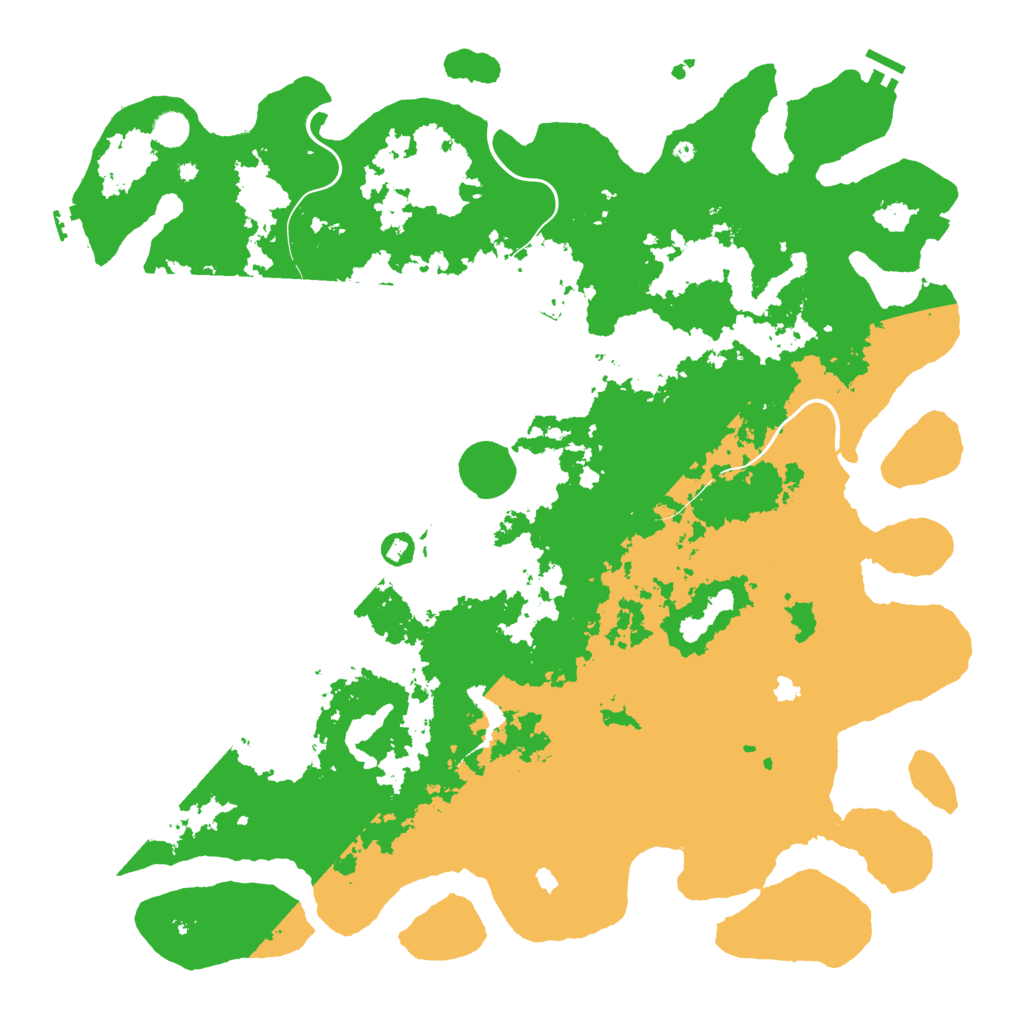 Biome Rust Map: Procedural Map, Size: 5000, Seed: 8457657