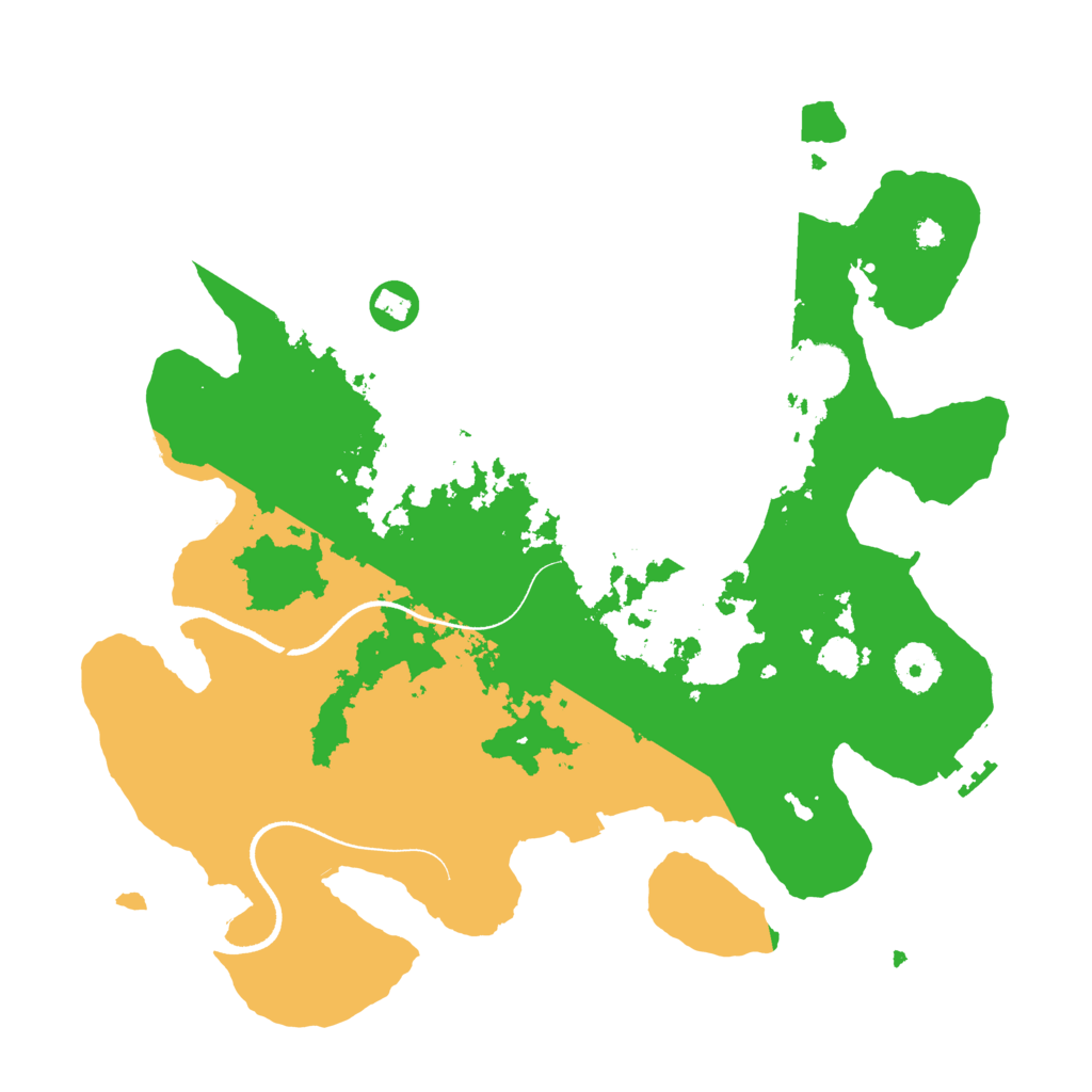 Biome Rust Map: Procedural Map, Size: 3500, Seed: 637388737